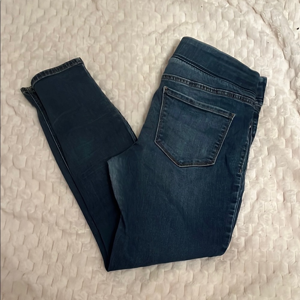 Old Navy Blue Skinny Jeggings Rockstar Super Style